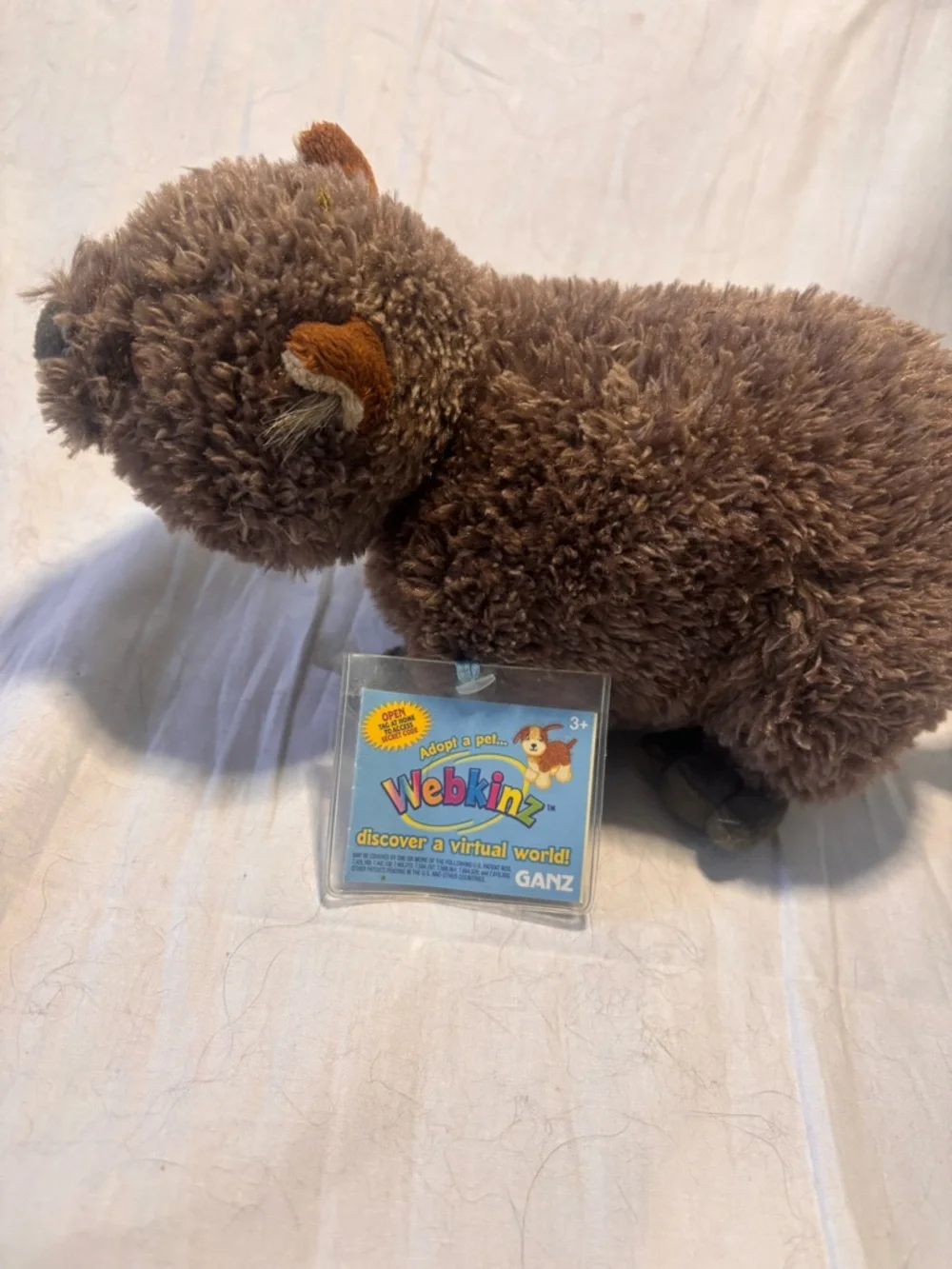 GANZ Webkinz Plush Brown Muskrat Toy with tags